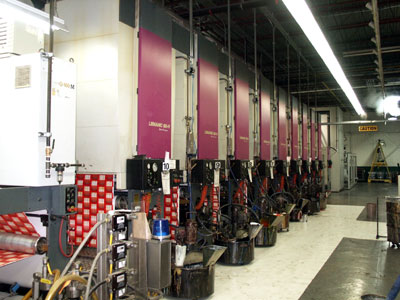 Shorewood Packaging press installation